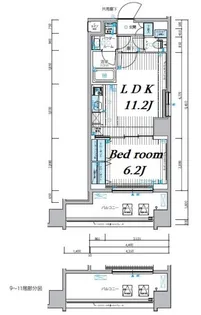 メインステージ錦糸町IX【11階】の間取り