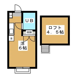 レジデンスオガサワラ【1階】の間取り