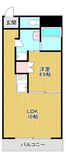 イーストコート【9階】の間取り