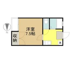 キャビンタウンB棟【1階】の間取り