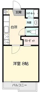アビィロード【1階】の間取り