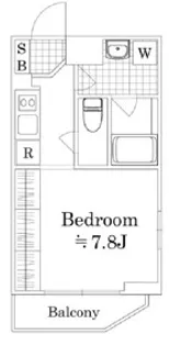 エクセリア千歳船ベルデ【2階】の間取り