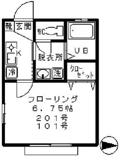 メゾン・ファラオ【1階】の間取り
