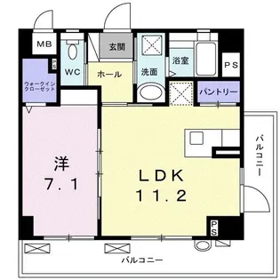 ボルダーズ【3階】の間取り