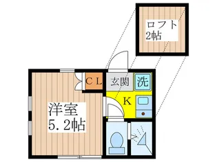 ドミール大瀬【2階】の間取り