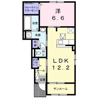 ソラ・カーサ II【1階】の間取り