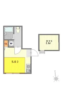 シャンテ八広駅前【3階】の間取り