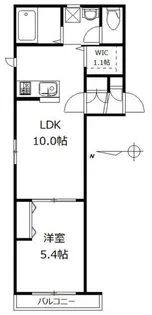 メゾン ヴァルール【2階】の間取り