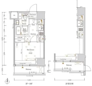 Log横浜鶴見【4階】の間取り