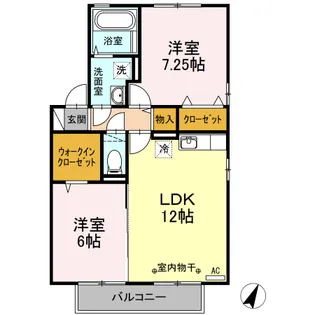 Dream Sky AB【2階】の間取り