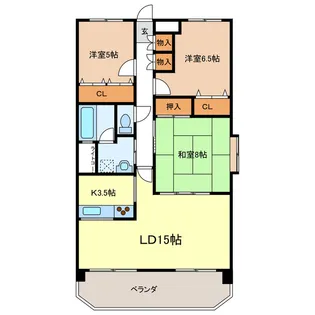 ドムス喜兵衛 宙の棟【1階】の間取り
