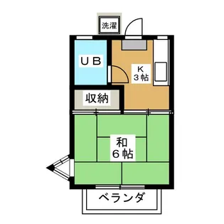 ディアハイム宮前【2階】の間取り