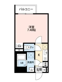 ガレリアサーラ松戸【2階】の間取り