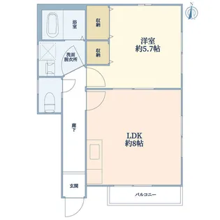 パストラーレ【1階】の間取り