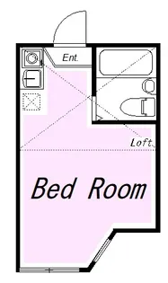 ユナイト上町ヘルマンミュラー【1階】の間取り