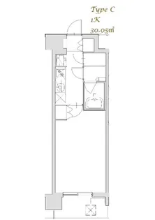 スプランディッド南千住【2階】の間取り