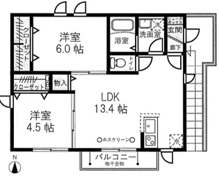 サクラハウス【2階】の間取り