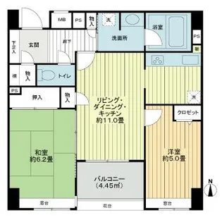 レクセルマンション錦糸町【7階】の間取り