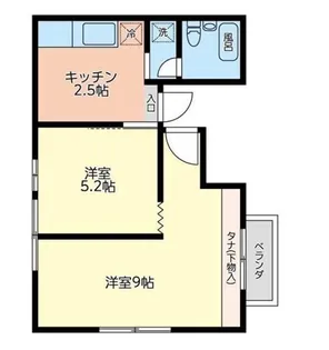水落ビル【3階】の間取り