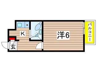 フラッツ100【8階】の間取り