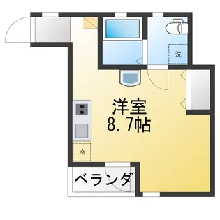 サクシード西門前EAST【3階】の間取り