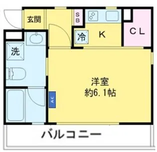 プラティーク池尻大橋【3階】の間取り