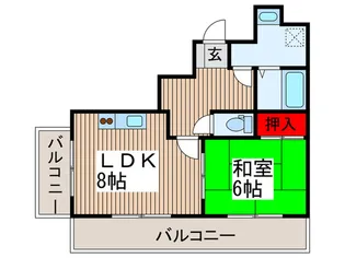 グレイストーエイ【1階】の間取り