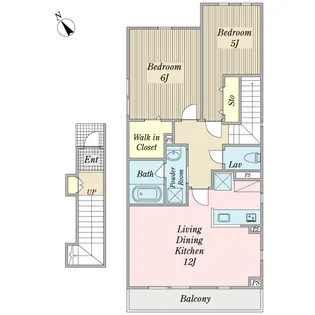 Clarte【2階】の間取り