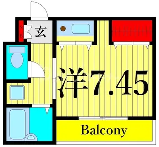 ピュアハウスS1【2階】の間取り