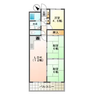 グランドメゾン四日市【7階】の間取り