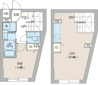 クリオ ラモード 目黒洗足の間取り