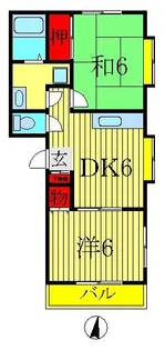 グリーンアネックス【2階】の間取り
