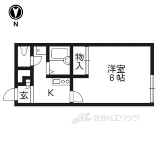 レオパレス久世大築【2階】の間取り