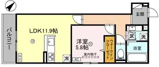 トリシアYuki【3階】の間取り