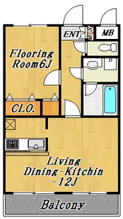 マノーリヴェール【2階】の間取り