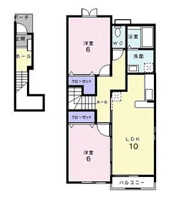 カルムメゾン【2階】の間取り