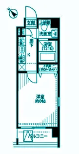 プレールドゥーク桜新町【3階】の間取り