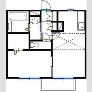 アーバンプラザ【1階】の間取り