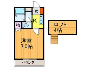 エステ-ト明和II【2階】の間取り