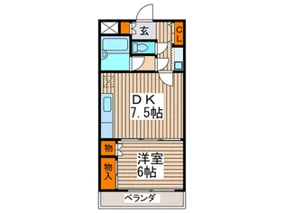 KSマンション文蔵【3階】の間取り