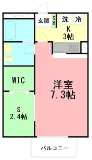 サンタプレイス【1階】の間取り