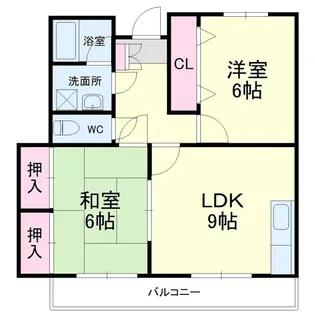 ディアコート【1階】の間取り