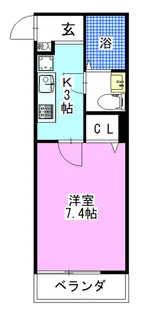 Babylon船橋法典【2階】の間取り