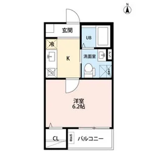 アロウ内浜町(アロウ ウチハマチョウ)【1階】の間取り