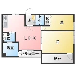 丸一上畠ビル【5階】の間取り