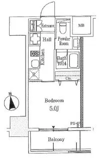 RESIDENCE高輪台(レジデンス高輪台)【3階】の間取り