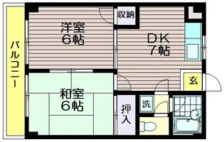 烏山エイトハウス【2階】の間取り