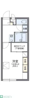 レオパレスコンフォートフカヤ【1階】の間取り