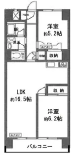 グランメール戸田II【7階】の間取り