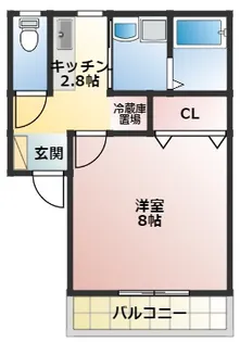 ライム磐田A【1階】の間取り